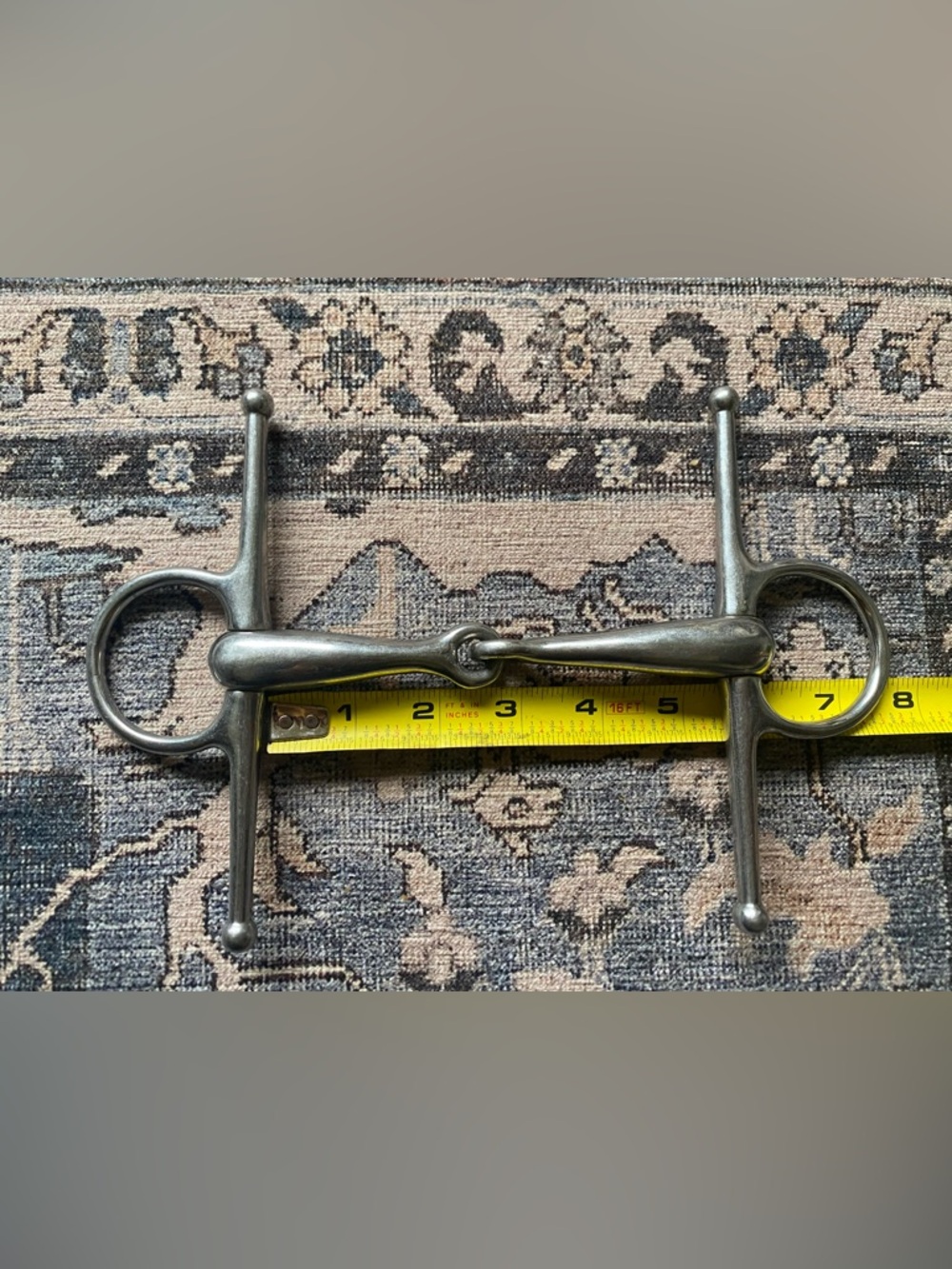 Stainless Steel cheek Horse Bit - Silver